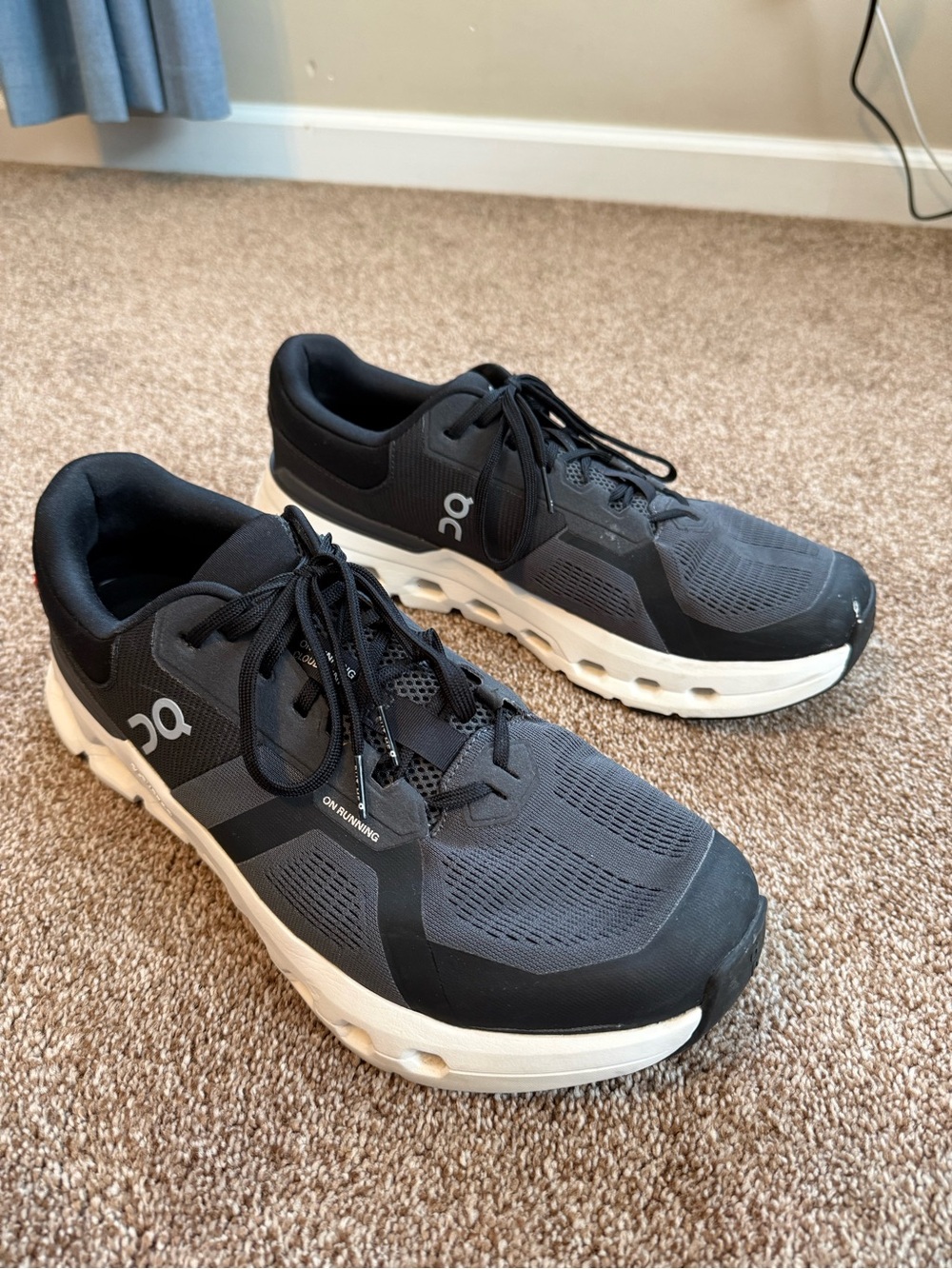 On Running Cloudrunner 2 Men's Black/White Athletic Sneakers
